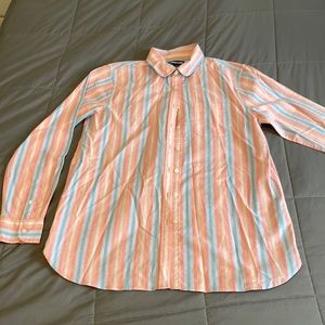 Land’s End Women’s Long-Sleeve Dress Shirt, Size Small.